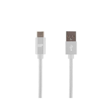 Palette Series USB 2.0 Type-C To Type-A Charge & Sync Nylon-Braid Cabl